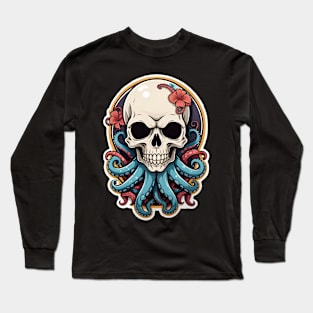 Octopus Skull 4 Long Sleeve T-Shirt